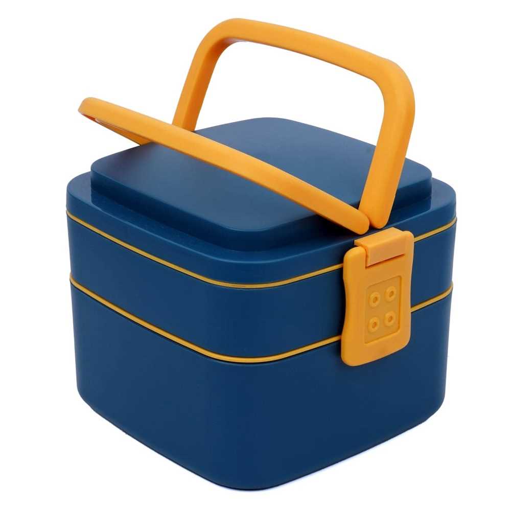 Blue 2 Layer Lunch Box